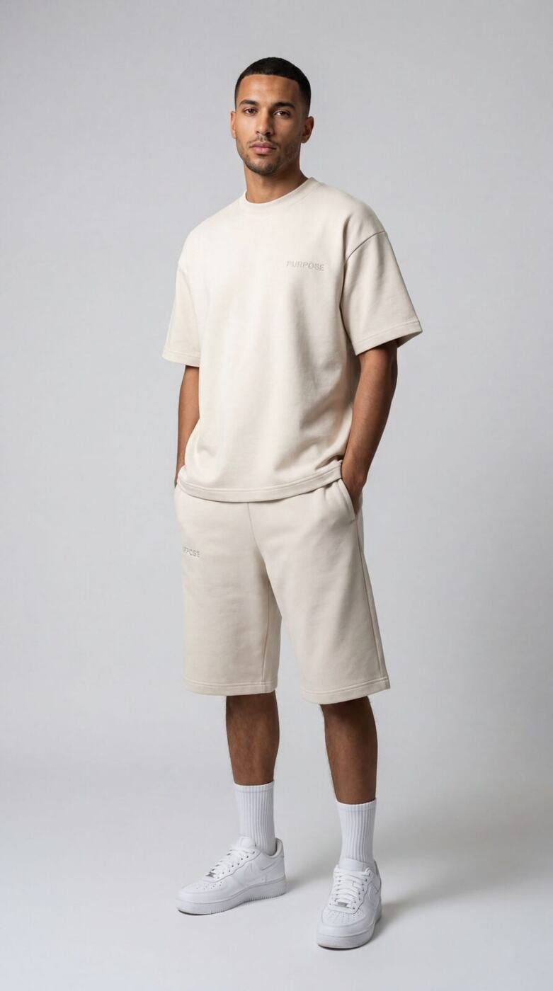 Essential Modest Summer Shorts — Beige — Pre-Order — 4