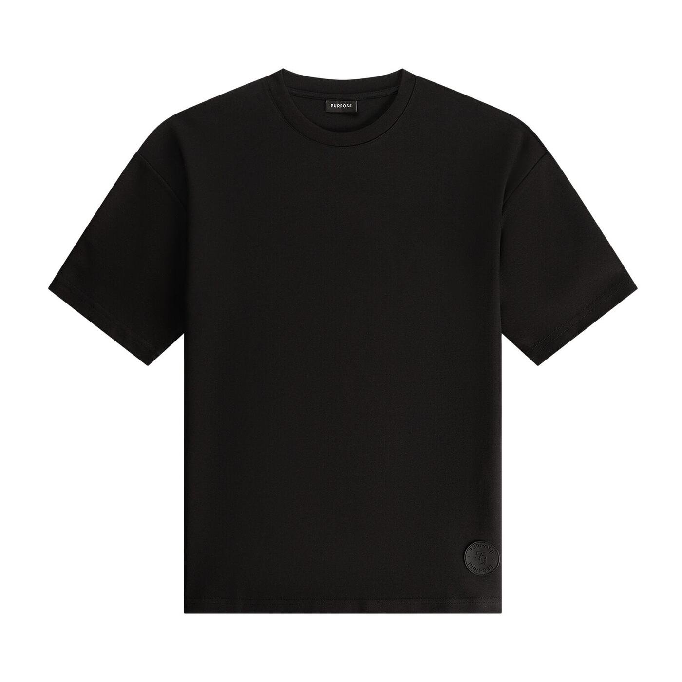 Nothing Is Created Without Purpose Oversized Tee — Black — 3