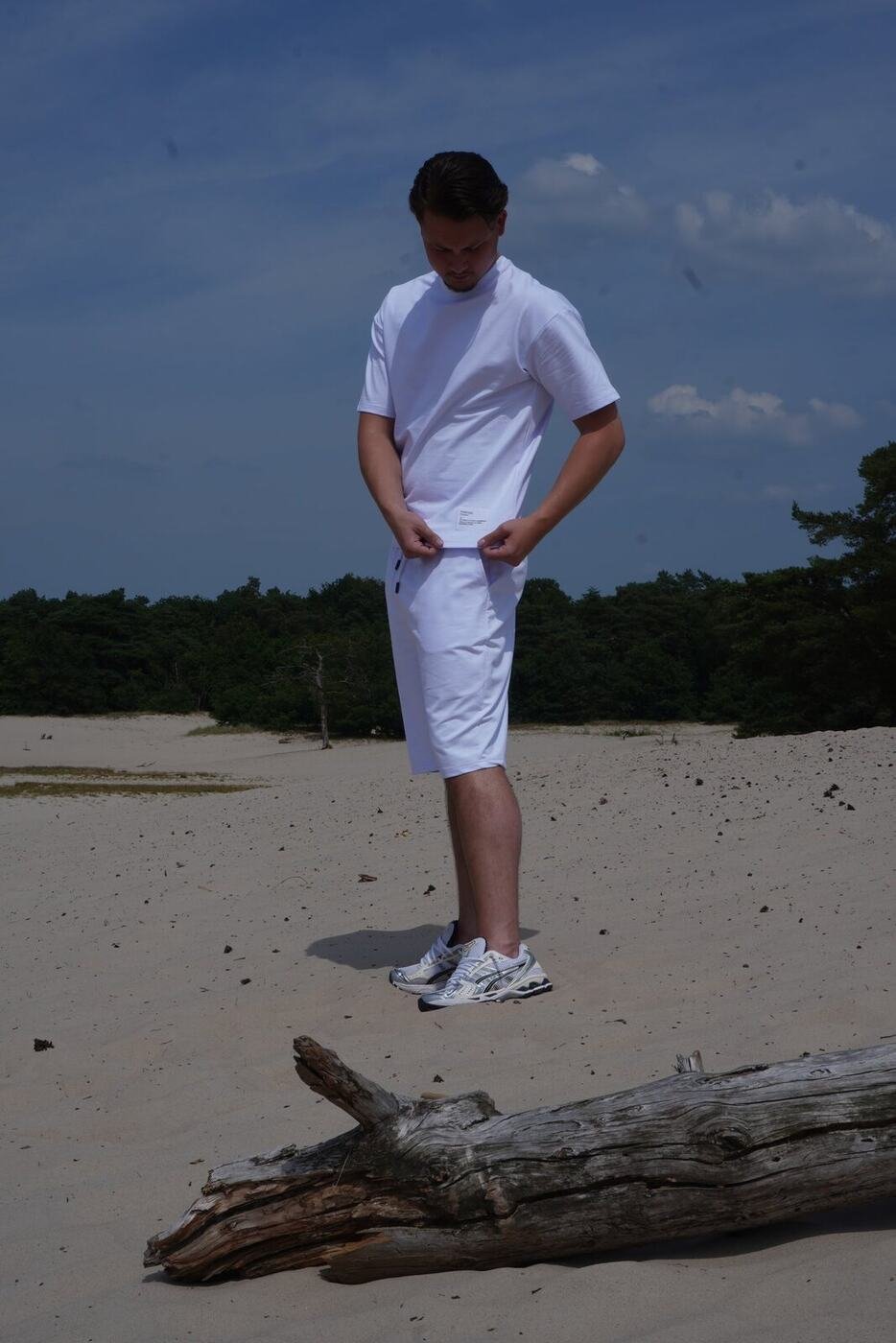 Modest Summer Oversized Tee — White — 3